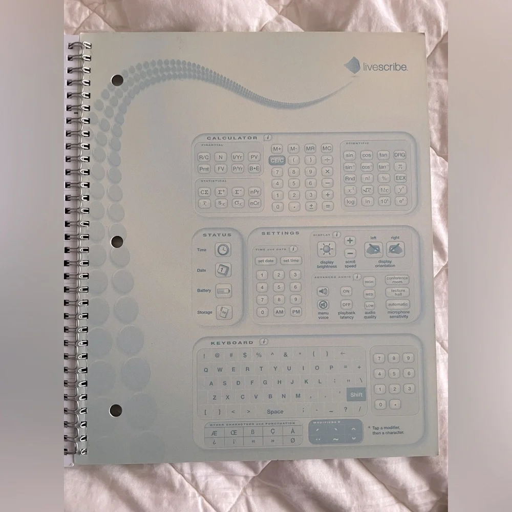 NWOT Livescribe Dot Paper - 1 Subject, 100 Sheet, College Ruled